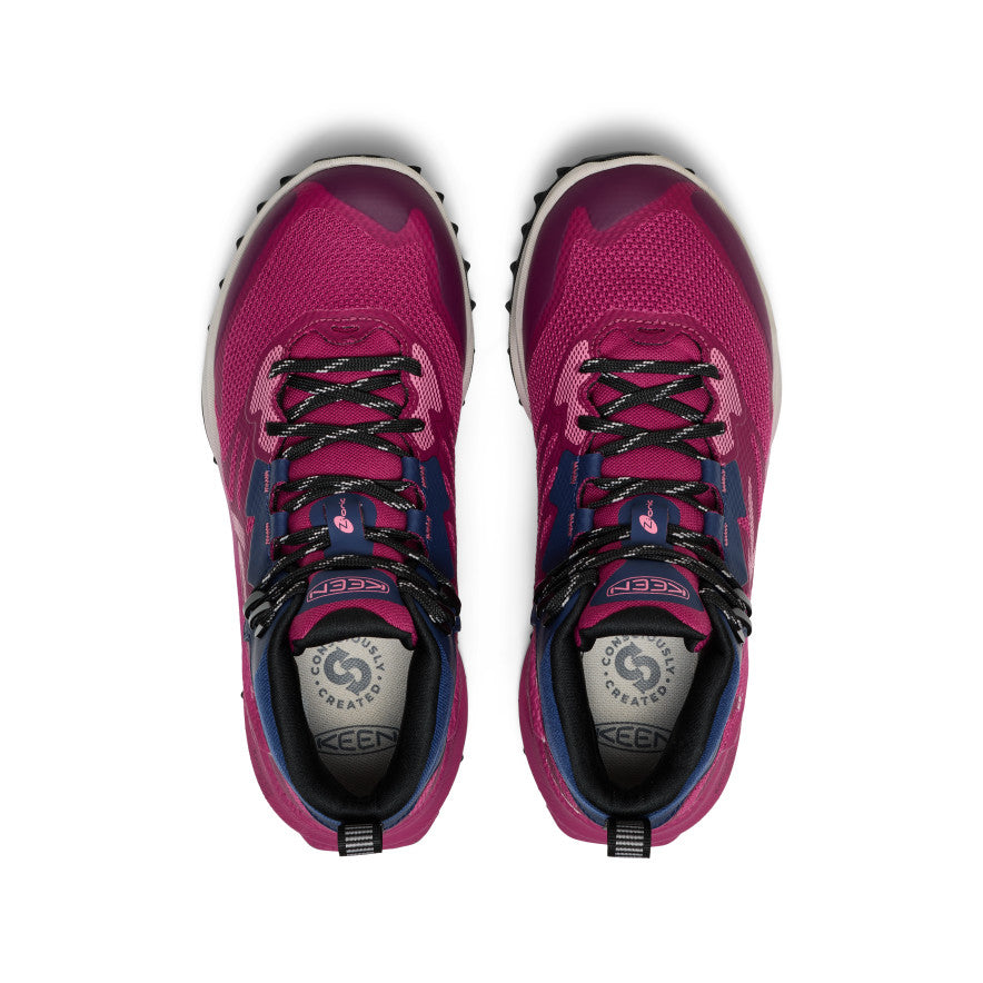 Women's Zionic NXT Waterproof Hiking Boot Beaujolais/Pink Lemonade / Keen