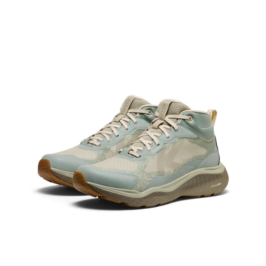 Women's Leiki Waterproof Hiking Boot Iceberg Green/Birch / Keen