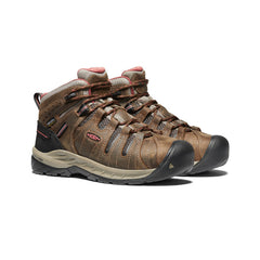 Women's Flint II Waterproof Boot (Soft Toe) Cascade Brown/Brick Dust / Keen