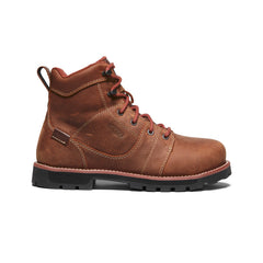 Women's Seattle 6" Waterproof Boot (Aluminum Toe) Gingerbread/Black / Keen