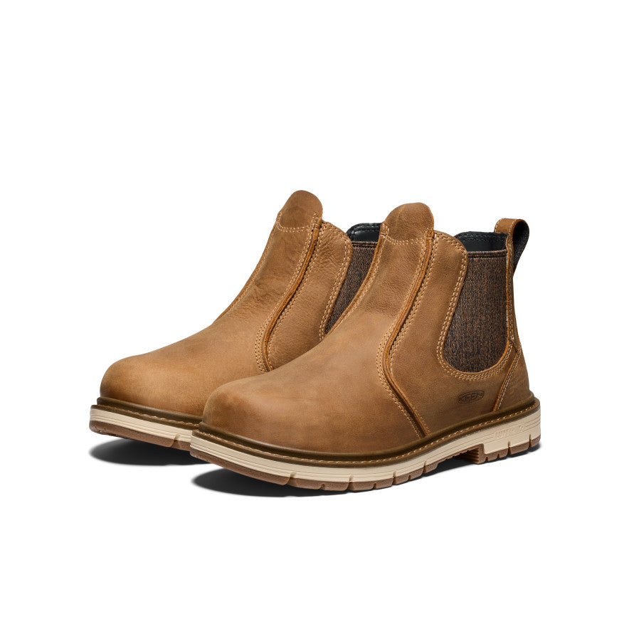 Women's San Jose Chelsea 90° Heel Boot (Soft Toe) Belgian/Gum / Keen