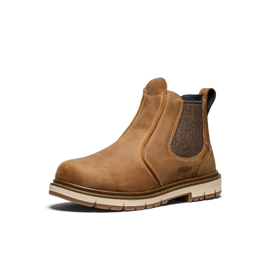 Women's San Jose Chelsea 90° Heel Boot (Soft Toe) Belgian/Gum / Keen