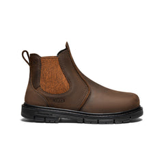 Women's San Jose Chelsea 90° Heel Boot (Aluminum Toe) Cascade Brown/Black / Keen