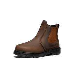 Women's San Jose Chelsea 90° Heel Boot (Aluminum Toe) Cascade Brown/Black / Keen