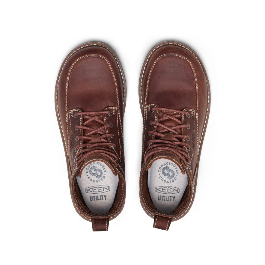 Women's San Jose 6" Boot (Aluminum Toe) Gingerbread/Gum / Keen