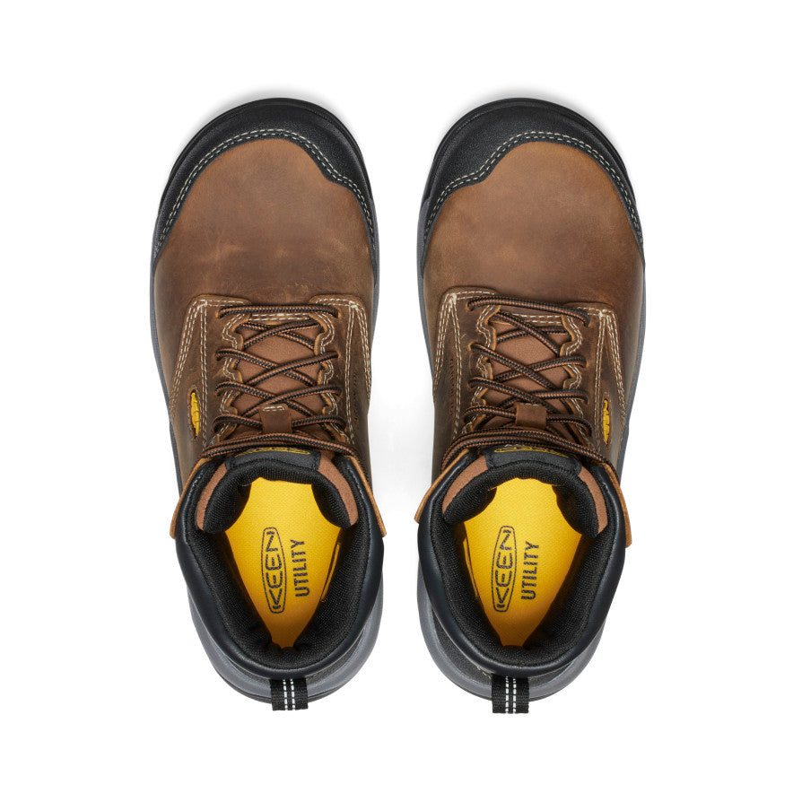 Women's Evanston 6" ESD Boot (Carbon Toe) Bison/Black / Keen