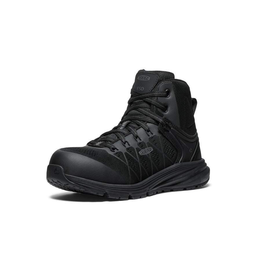 Women's Vista Energy Mid ESD (Carbon Toe) Black/Black / Keen
