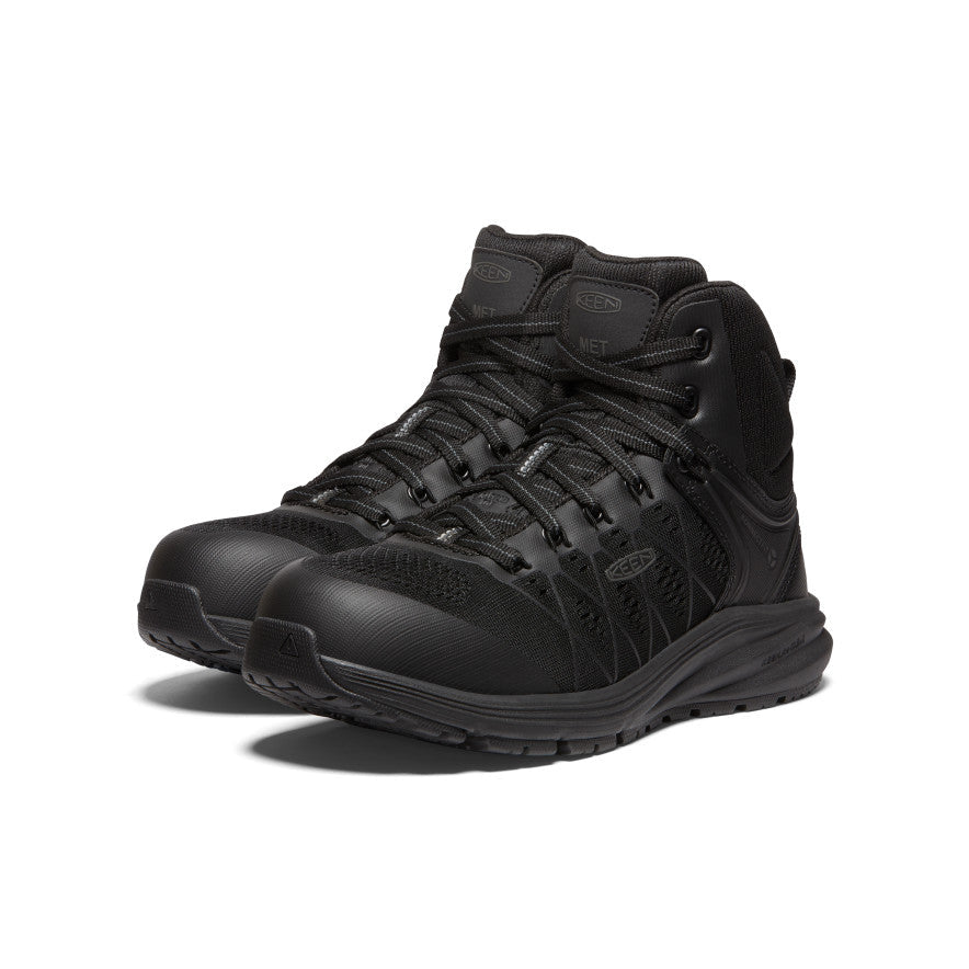 Women's Vista Energy Mid INT MET (Carbon Toe) Black/Raven / Keen