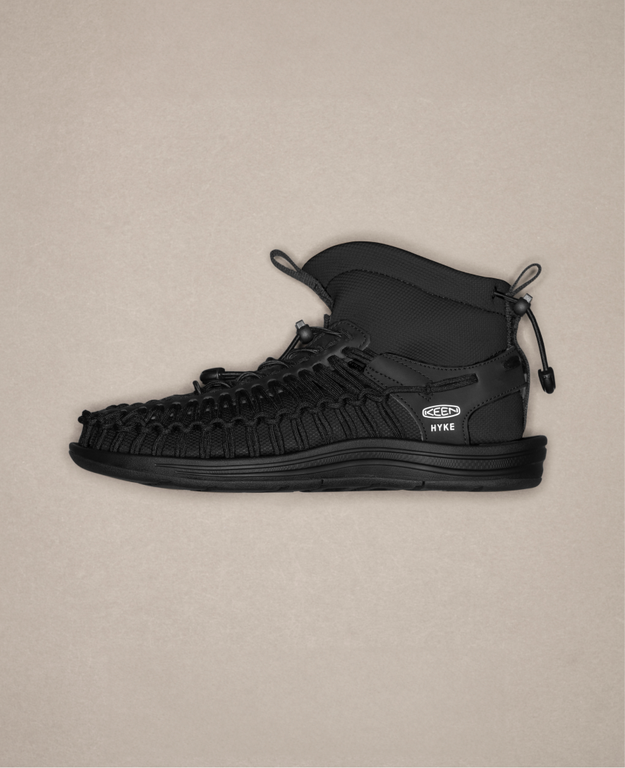 Women's UNEEK High Top x HYKE HYKE Black / Keen