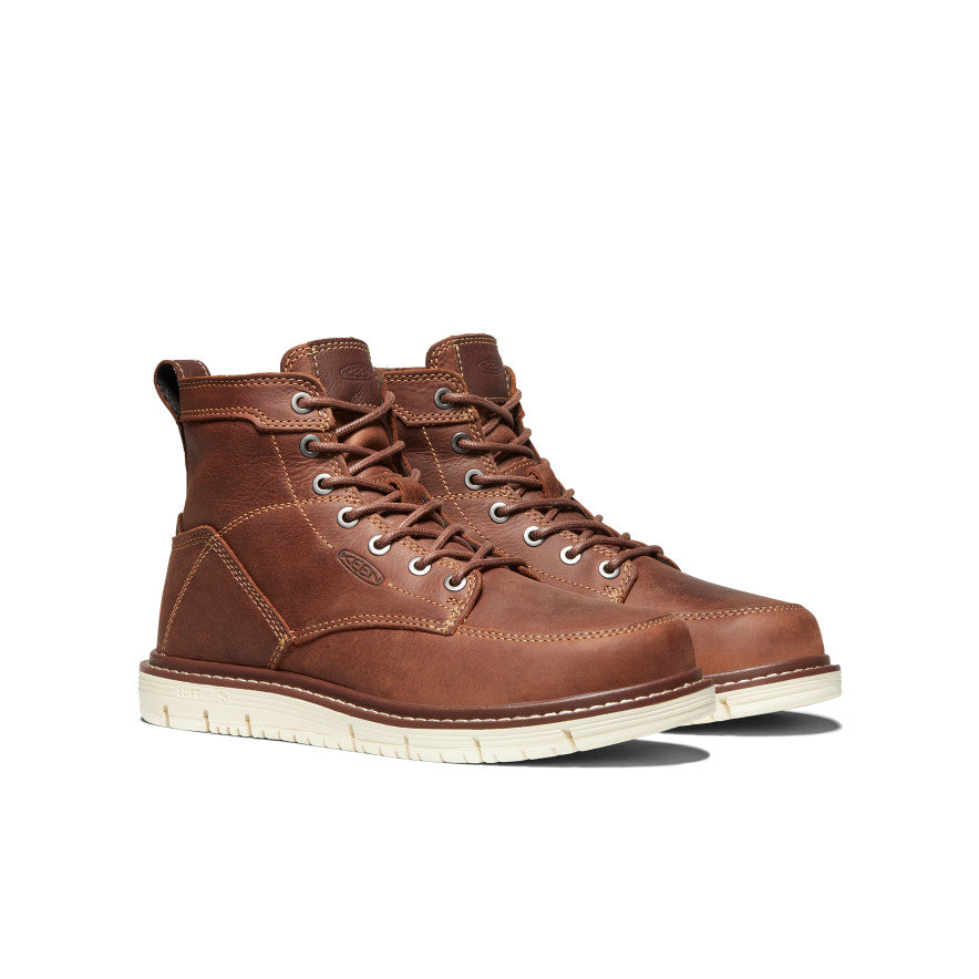 Women's San Jose 6" Boot (Soft Toe) Gingerbread/Off White / Keen