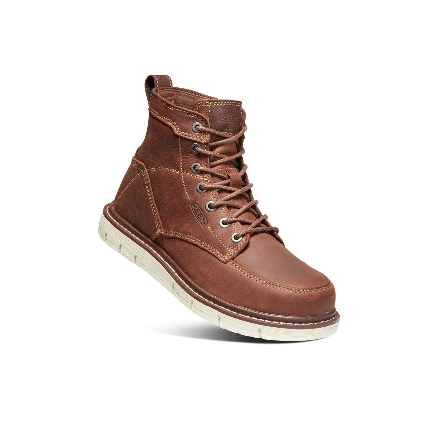Women's San Jose 6" Boot (Soft Toe) Gingerbread/Off White / Keen
