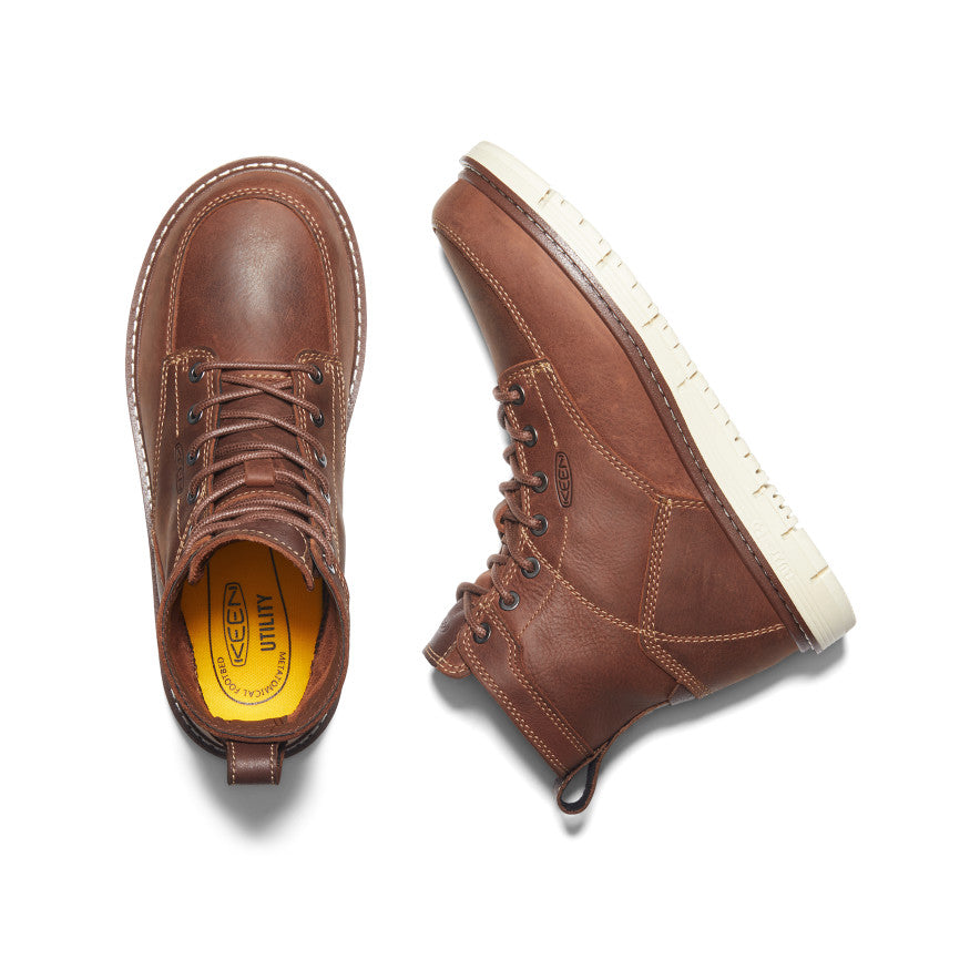 Women's San Jose 6" Boot (Soft Toe) Gingerbread/Off White / Keen