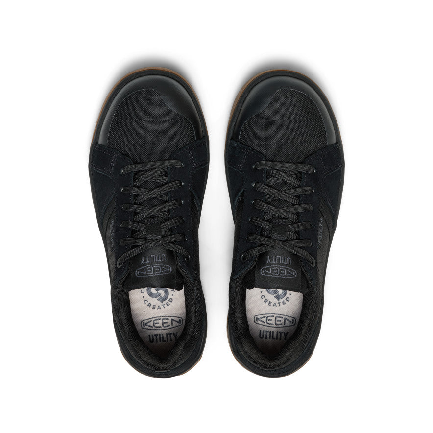 Women's Kenton Work Shoe (Carbon Toe) Black/Gum / Keen