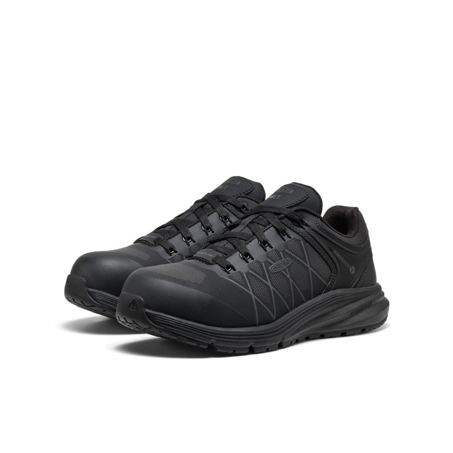 Women's Vista Energy XT Work Sneaker INT MET (Carbon Toe) Black/Magnet / Keen