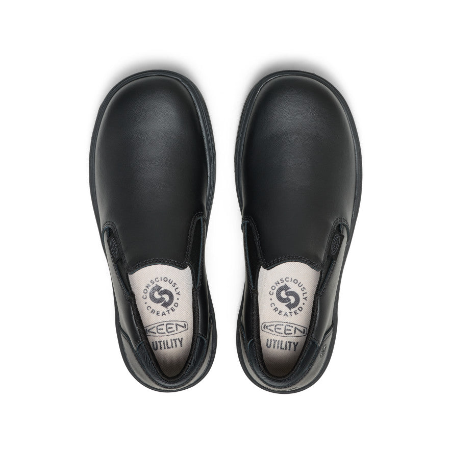 Women's Kenton Shift WTX Work Shoe (Soft Toe) Black/Black / Keen