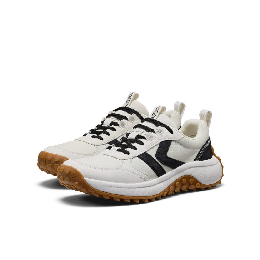 Women's KS86 Leather Sneaker Star White/Black / Keen