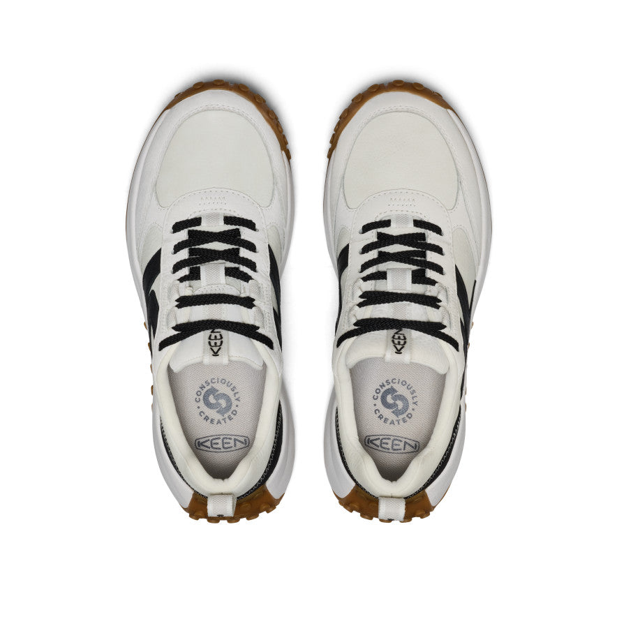 Women's KS86 Leather Sneaker Star White/Black / Keen