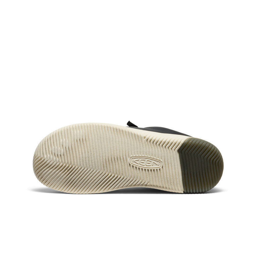 Women's KNX Leather Sneaker Black/Star White / Keen