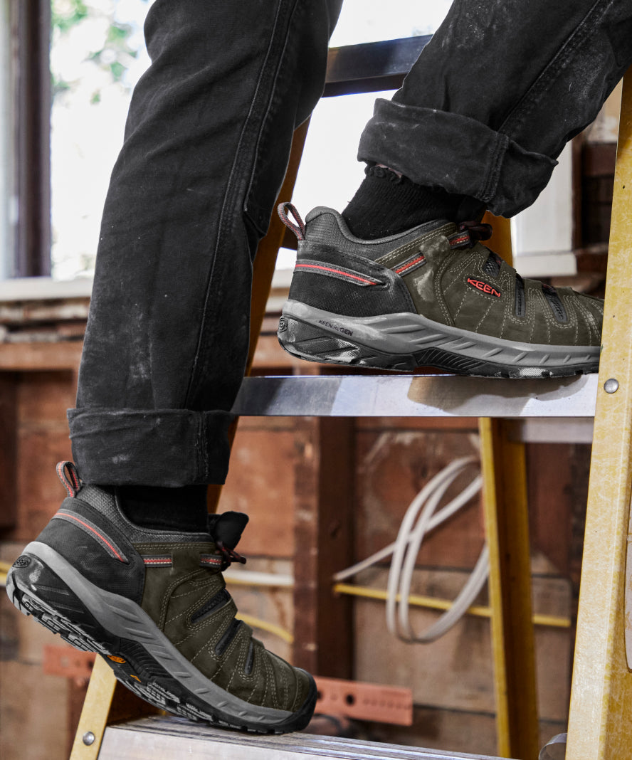 Women's Flint II (Steel Toe) Magnet/Rose / Keen