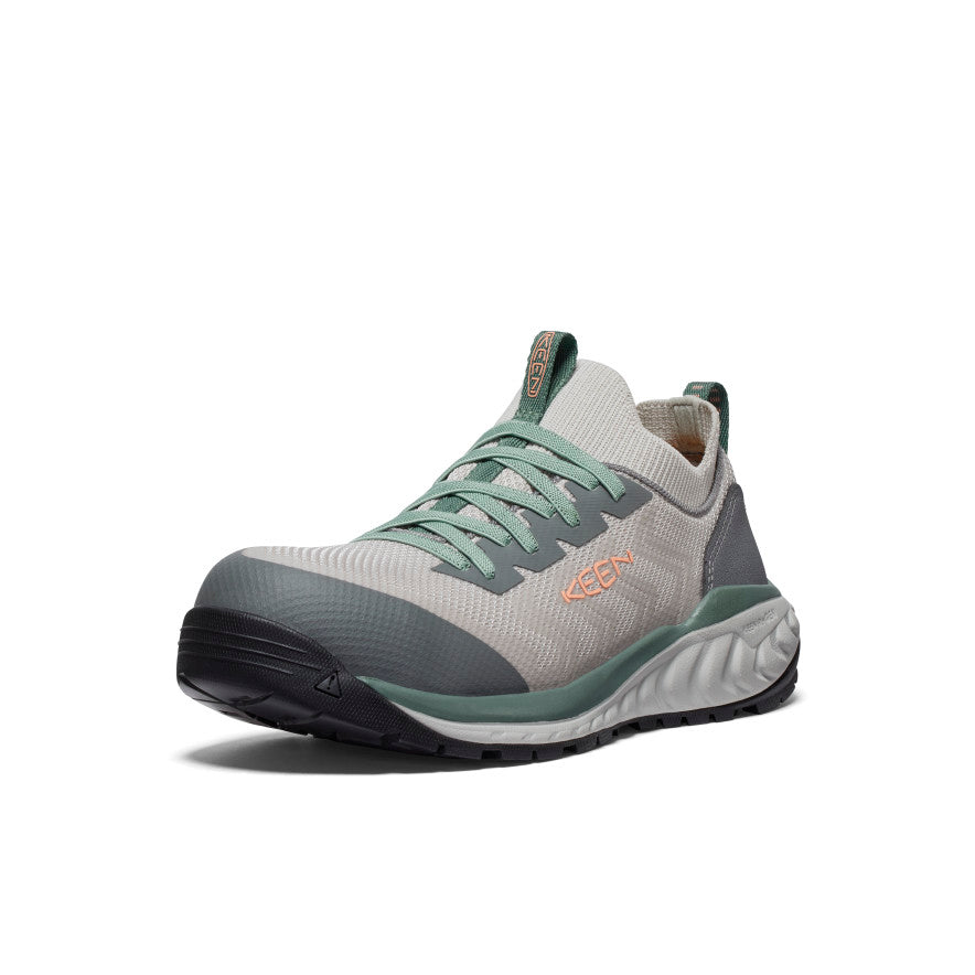 Women's Arvada Shift Work Sneaker (Carbon Toe) Steel Grey/Granite Green / Keen