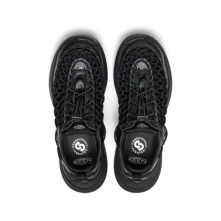 Women's UNEEK WK SNIDEL Sneaker Black/Silver / Keen