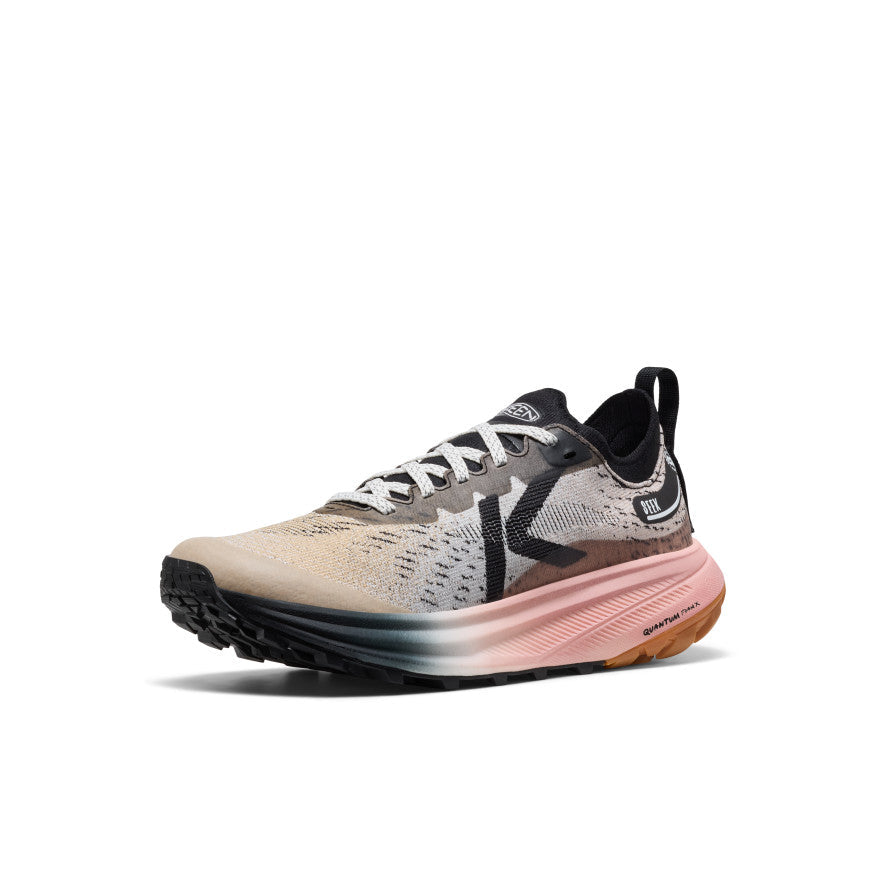 Women's Seek Trail Running Shoe Black/Sunset Sand / Keen
