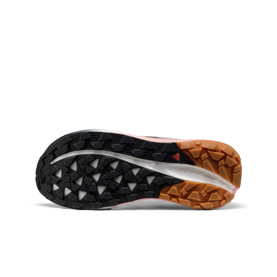 Women's Seek Trail Running Shoe Black/Sunset Sand / Keen