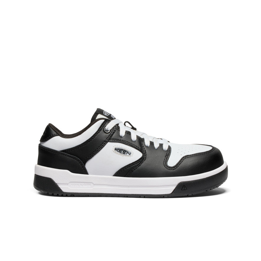 Women's Overton Work Shoe (Carbon Toe) Star White/Black / Keen