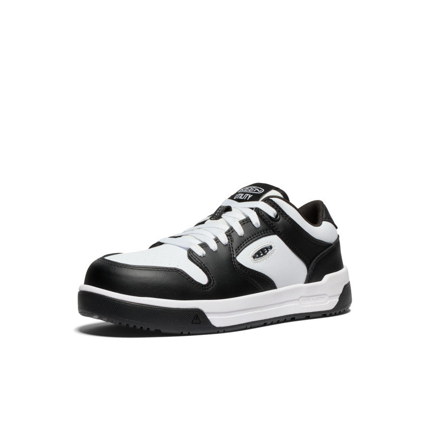 Women's Overton Work Shoe (Carbon Toe) Star White/Black / Keen
