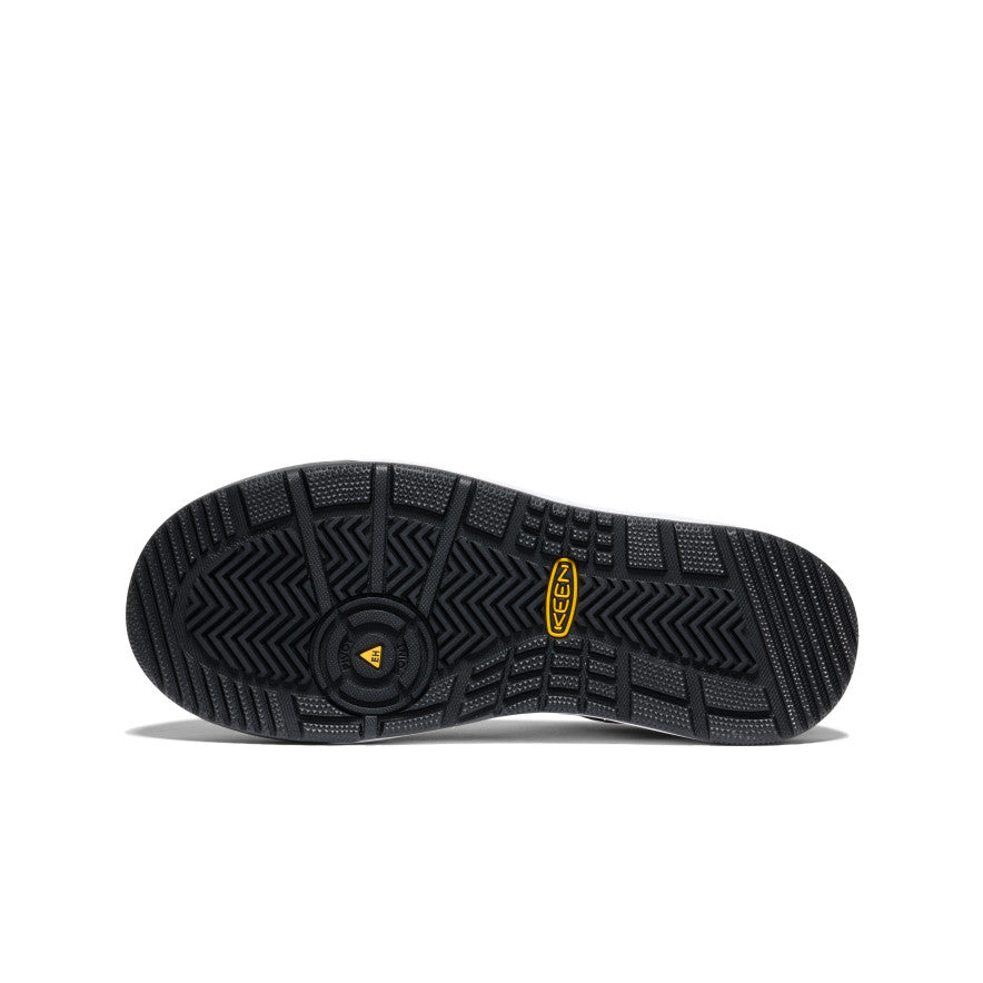 Women's Overton Work Shoe (Carbon Toe) Star White/Black / Keen