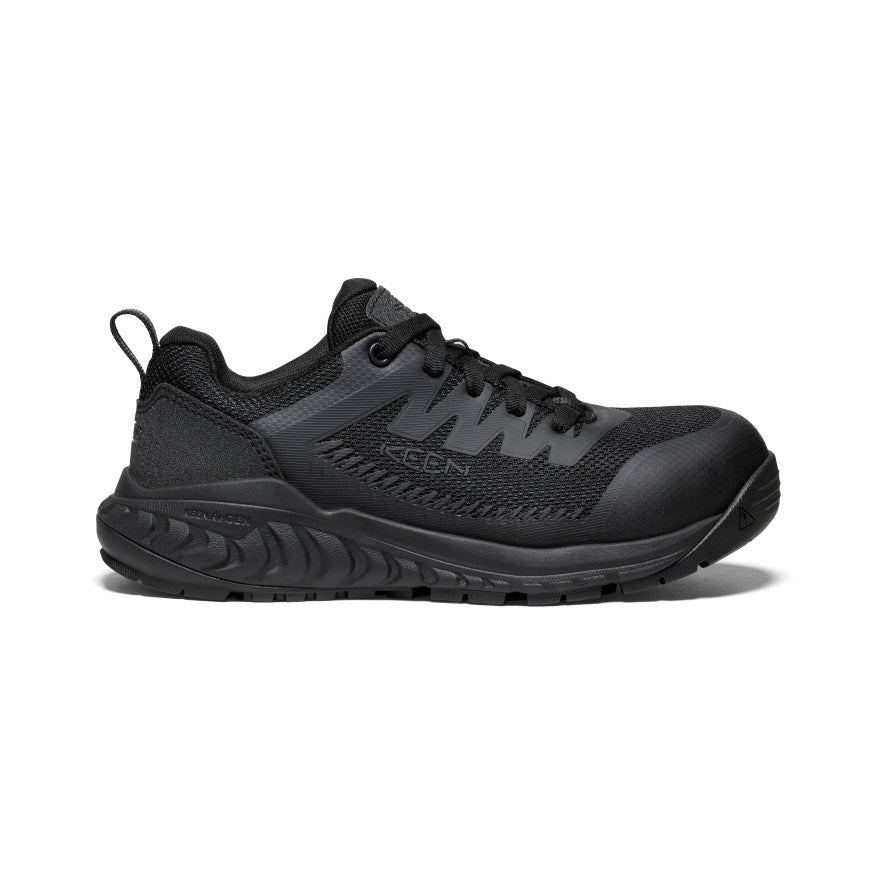 Women's Arvada ESD Work Sneaker (Carbon Toe) Black/Black / Keen
