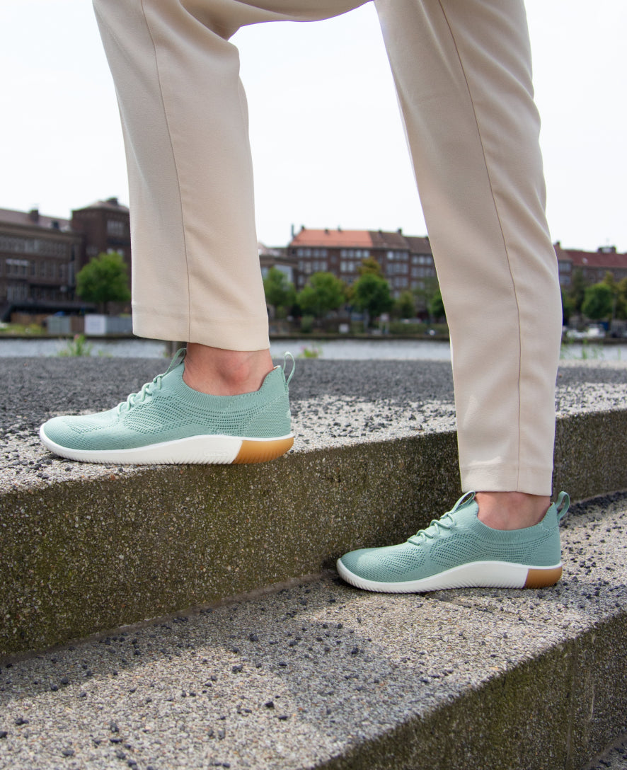 Women's KNX Knit Sneaker Granite Green/Lichen / Keen