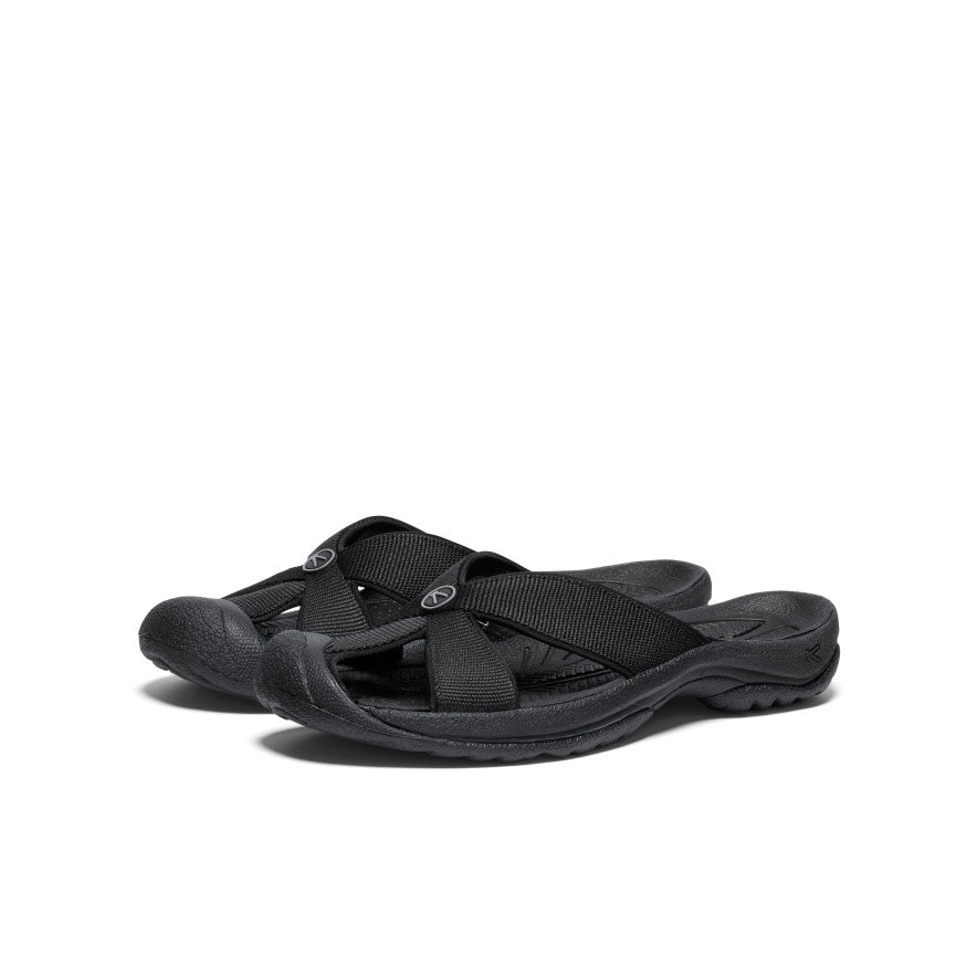 Women's Bali Slide Sandal Black/Steel Grey / Keen