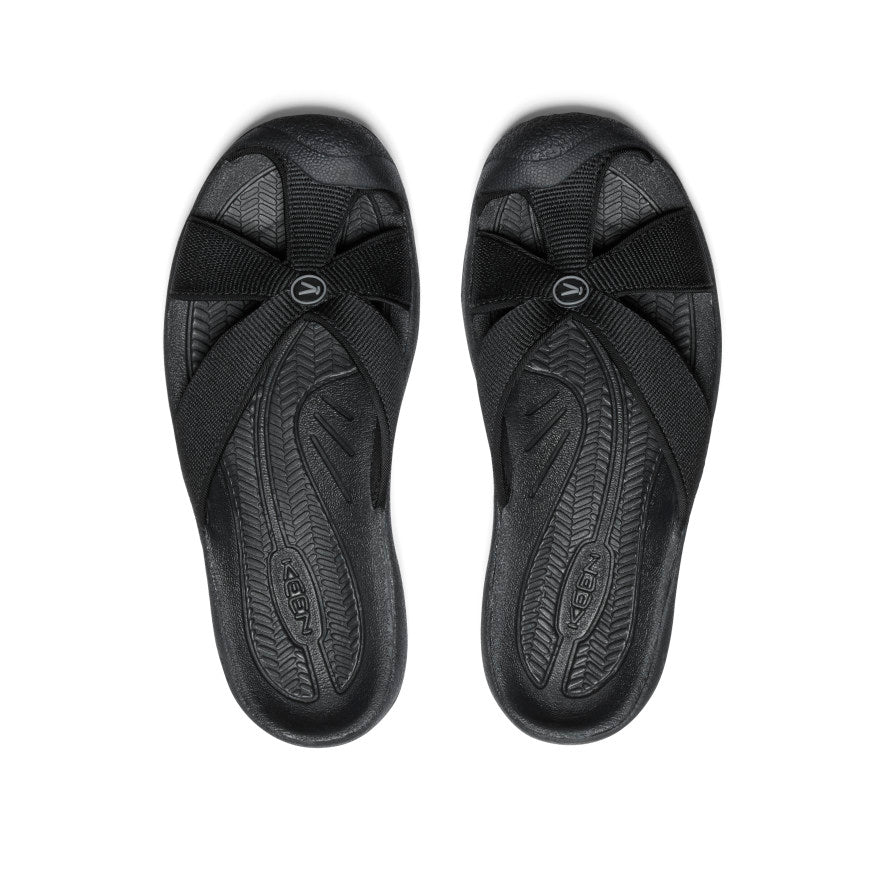 Women's Bali Slide Sandal Black/Steel Grey / Keen