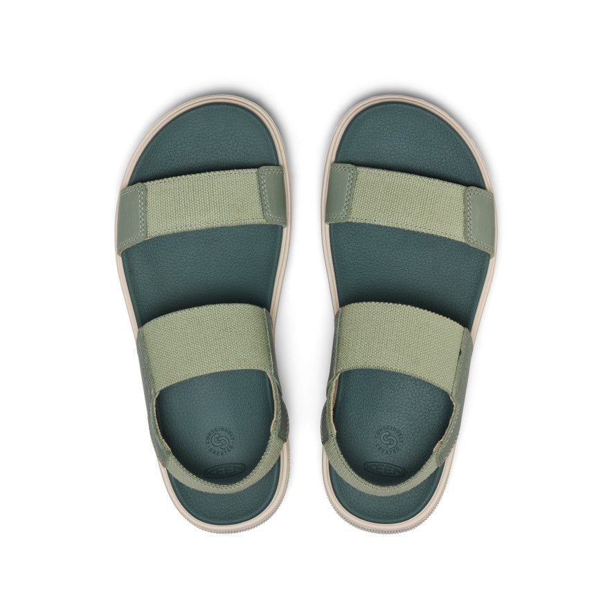 Women's Elle Mila Backstrap Sandal Lily Pad/Dark Forest / Keen