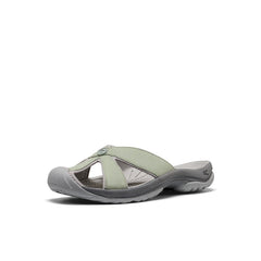 Women's Bali Leather Slide Sandal Lily Pad/Steel Grey / Keen