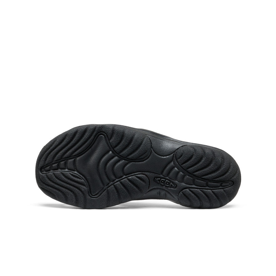 Women's Bali Leather Slide Sandal Black/Black / Keen