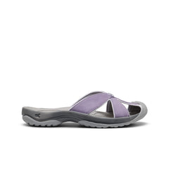 Women's Bali Leather Slide Sandal Purple Haze/Steel Grey / Keen