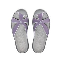 Women's Bali Leather Slide Sandal Purple Haze/Steel Grey / Keen
