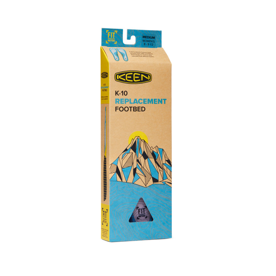 Women's Outdoor K-10 Replacement Insole Ocean Blue / Keen
