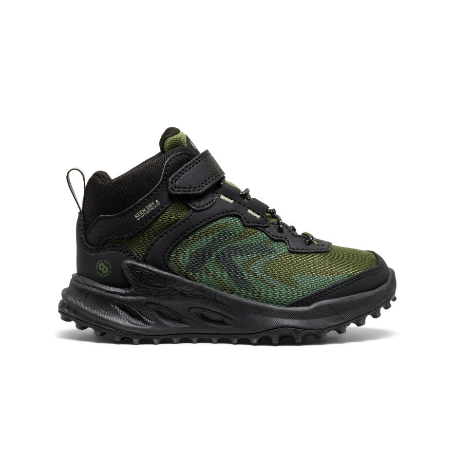 Little Kids' Zionic Waterproof Hiker Black/Bronze Green / Keen