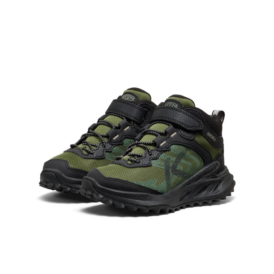 Little Kids' Zionic Waterproof Hiker Black/Bronze Green / Keen