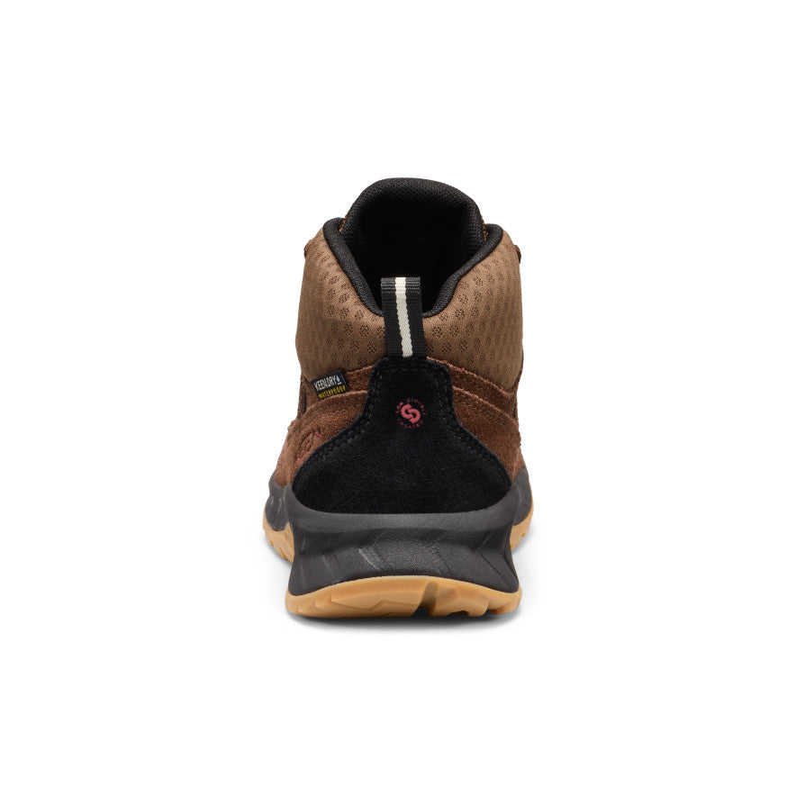 Big Kids' Hightrail Waterproof Hiking Boot Dark Earth/Garnet / Keen