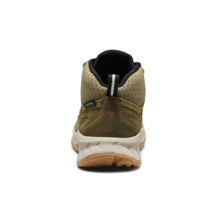 Big Kids' Hightrail Waterproof Hiking Boot Dark Olive/Martini Olive / Keen