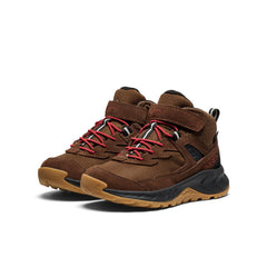 Little Kids' Hightrail Waterproof Hiking Boot Dark Earth/Garnet / Keen