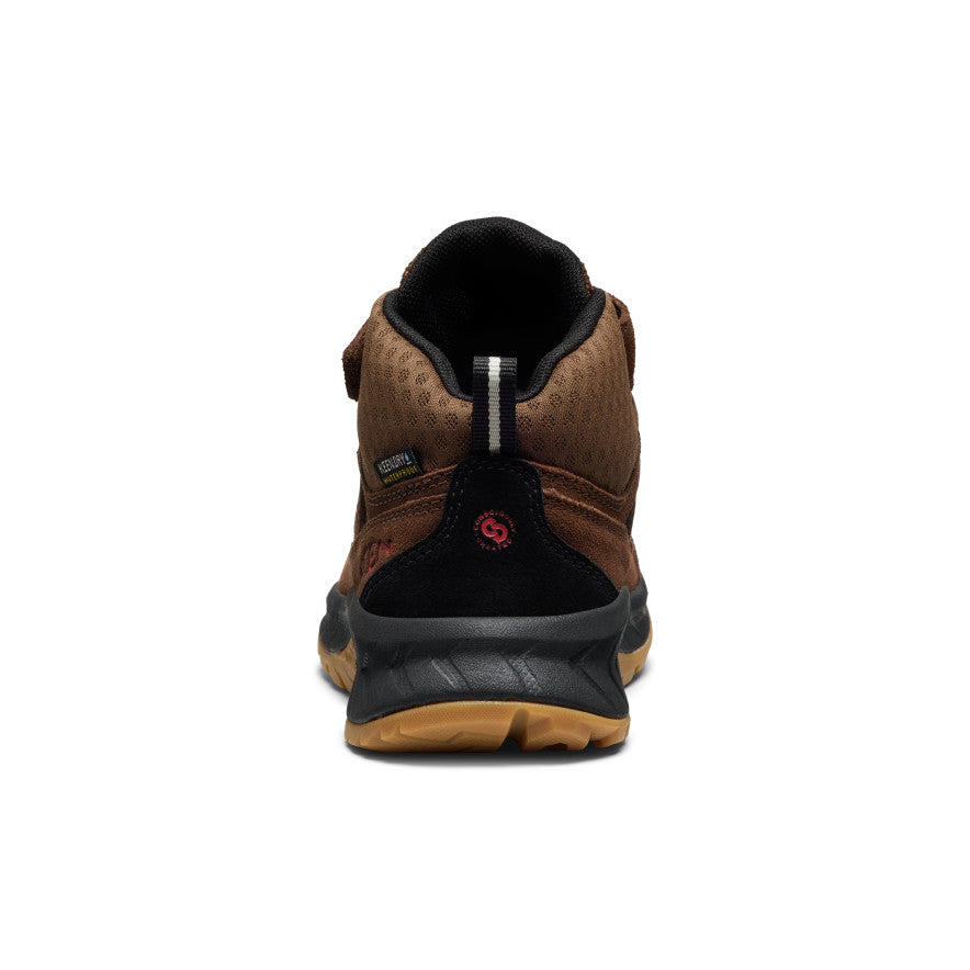 Little Kids' Hightrail Waterproof Hiking Boot Dark Earth/Garnet / Keen