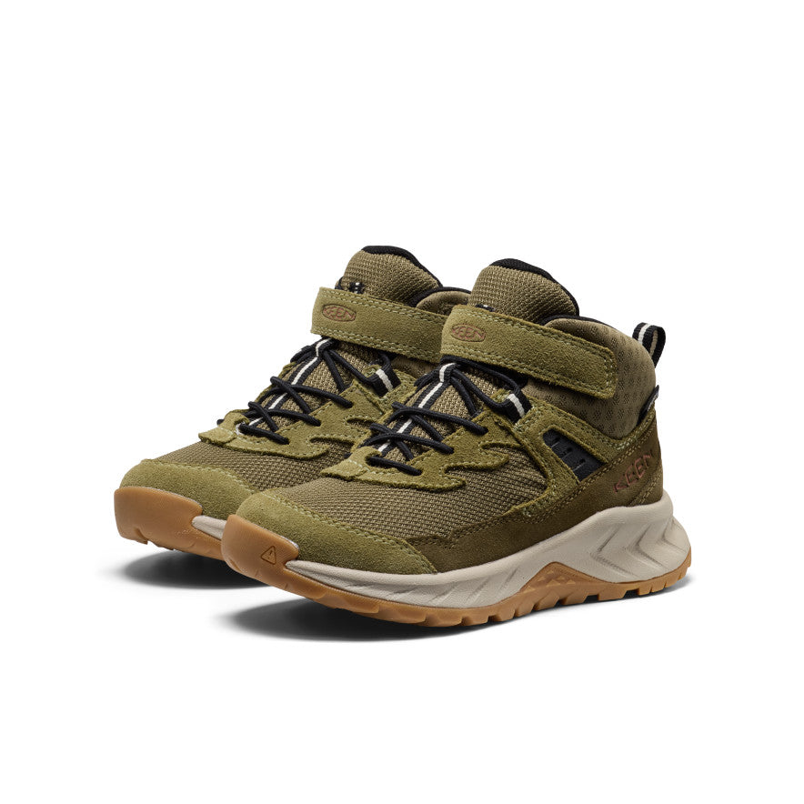 Little Kids' Hightrail Waterproof Hiking Boot Dark Olive/Martini Olive / Keen