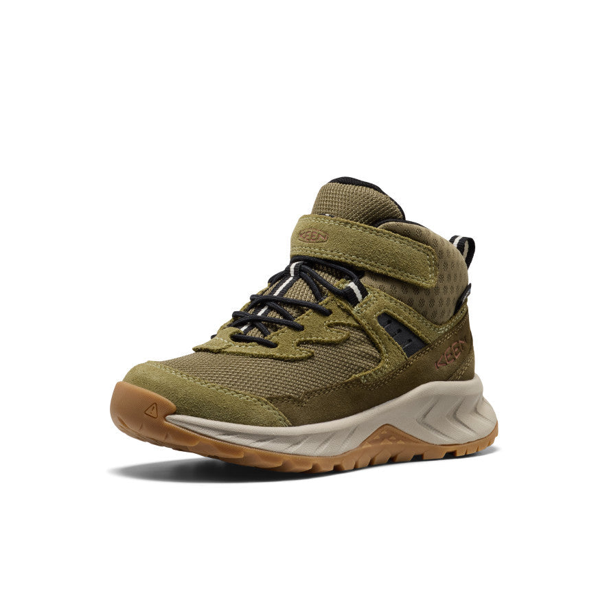 Little Kids' Hightrail Waterproof Hiking Boot Dark Olive/Martini Olive / Keen