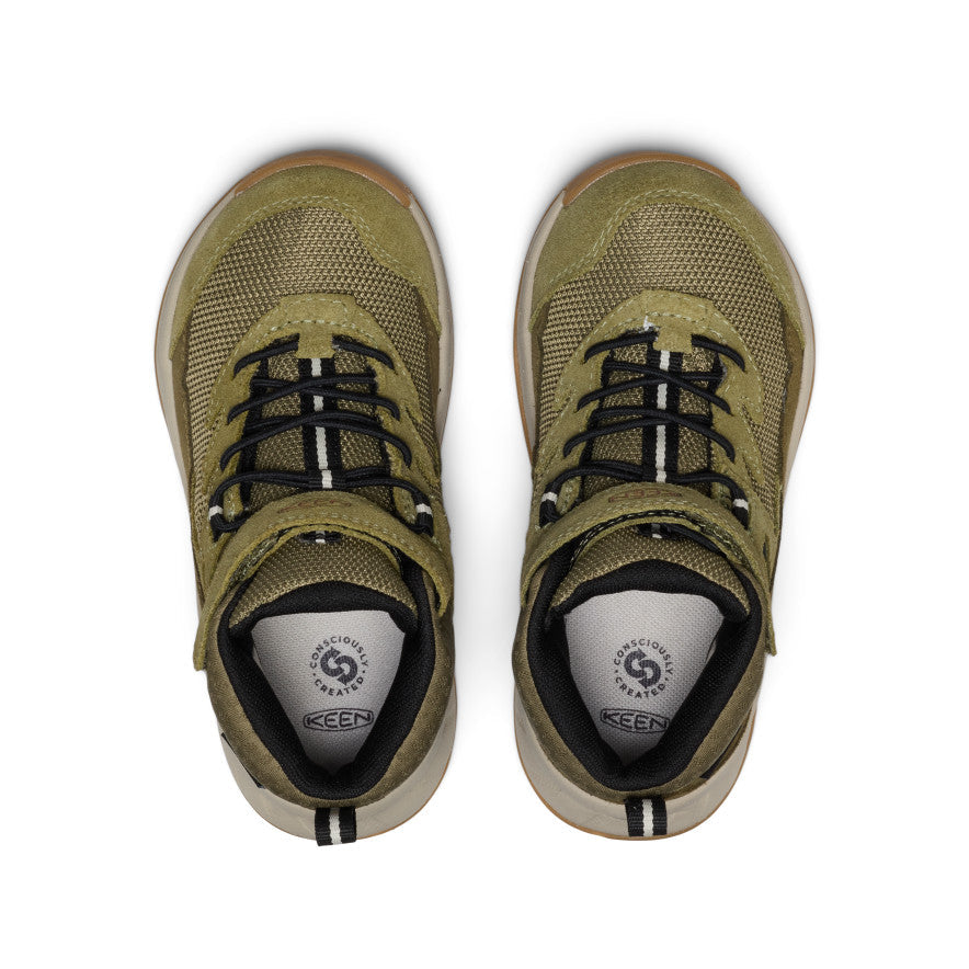 Little Kids' Hightrail Waterproof Hiking Boot Dark Olive/Martini Olive / Keen