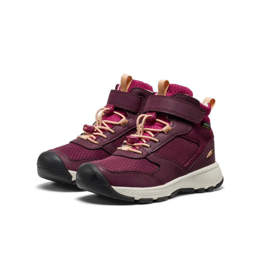 Little Kids' Skua Waterproof Boot Fig/Peach Fuzz / Keen
